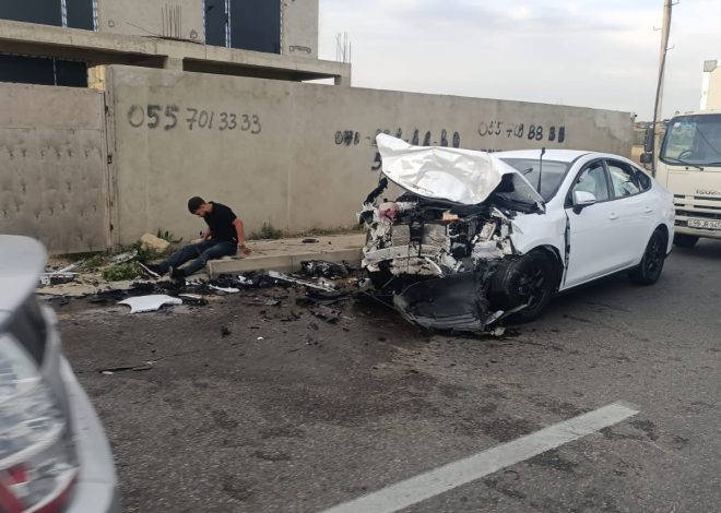 Sumqayıtda ağır qəza olub