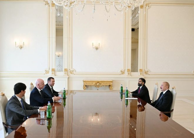 İlham Əliyev Canni İnfantinonu qəbul etdi
