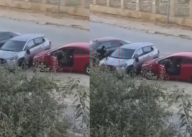 Hövsanda qadın avtomobilə hücum etdi, zərbələr endirdi