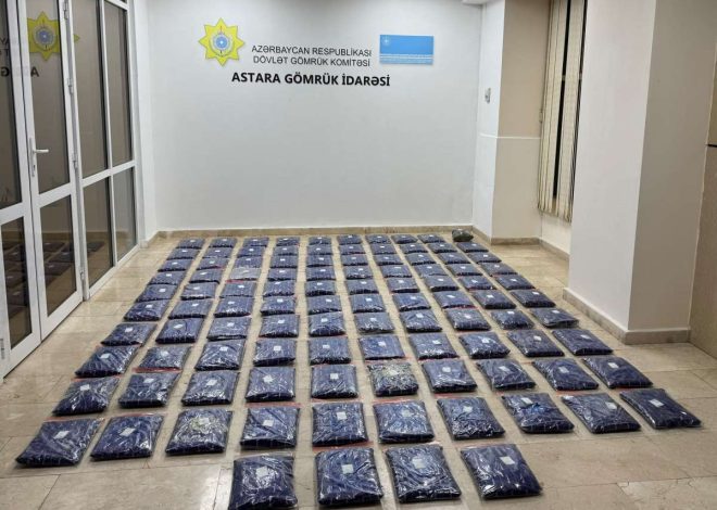 İrandan Rusiyaya 52 kiloqrama yaxın narkotikin keçirilməsinin qarşısı alınıb
