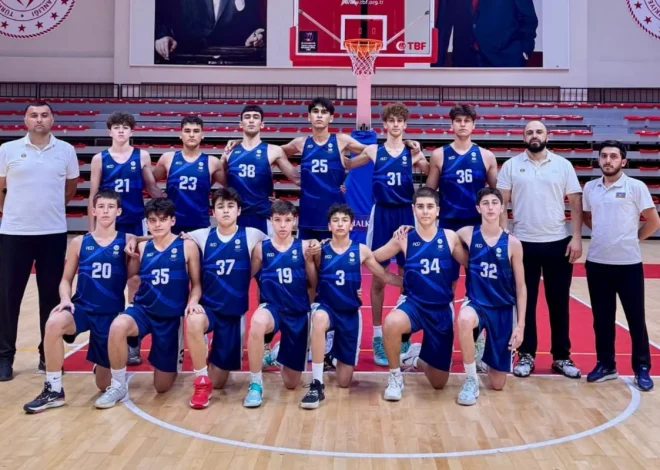Azərbaycanın 16 yaşadək oğlan basketbolçulardan ibarət millisi Türkiyədə ikinci yeri tutub