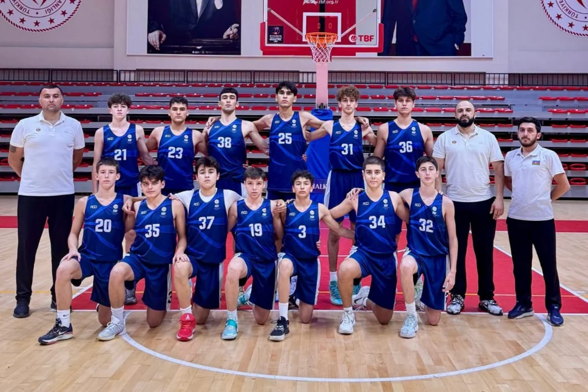 Azərbaycanın 16 yaşadək oğlan basketbolçulardan ibarət millisi Türkiyədə ikinci yeri tutub