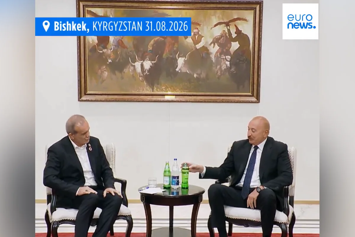 “Euronews” İlham Əliyevin Məsud Pezeşkianı “İstisu”ya qonaq etməsini yayımlayıb