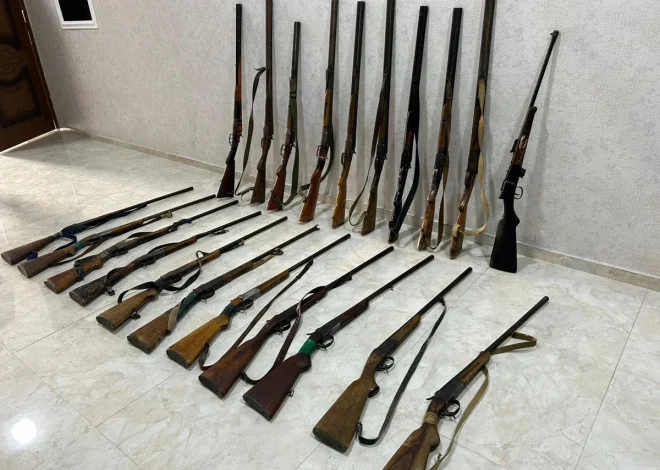 Ötən gün vətəndaşlardan qanunsuz saxlanılan 16 tüfəng aşkarlanıb