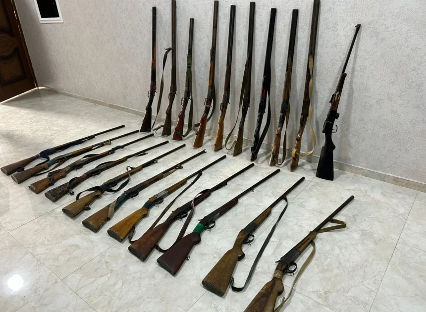 Ötən gün vətəndaşlardan qanunsuz saxlanılan 16 tüfəng aşkarlanıb