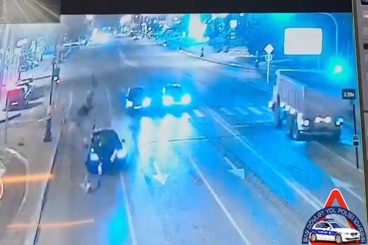 Bakıda skuterin iştirakı ilə qəza olub, ölən var