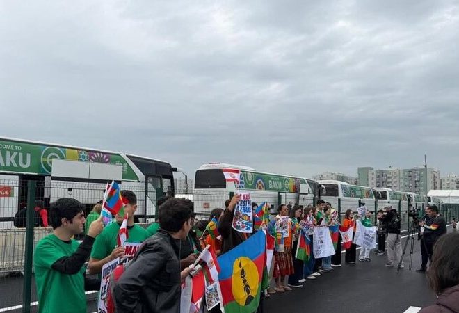 Bakıda Yeni Kaledoniya və Fransız Polineziyası komandalarına dəstək aksiyası keçirildi