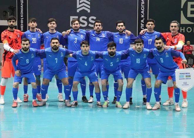 Azərbaycanın futzal millisi DÇ-2028-in əsas mərhələsində ilk matçını keçirəcək