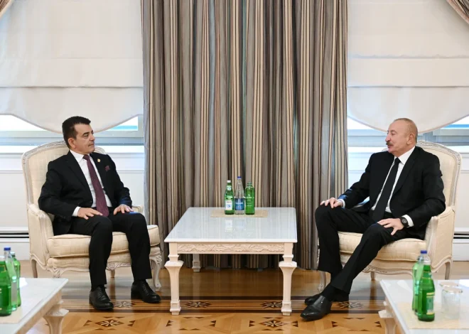 İlham Əliyev ICESCO-nun baş direktorunu qəbul edib
