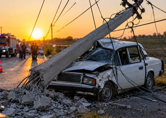 Qəzadan sonra avtomobildən çıxmaq istəyən sürücünü elektrik cərəyanı vuraraq öldürdü