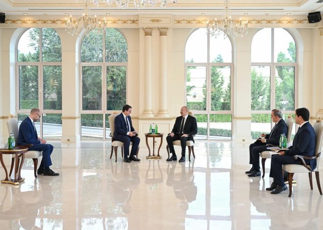 İlham Əliyev Avstriyanın Azərbaycana yeni təyin olunmuş səfirini qəbul edib