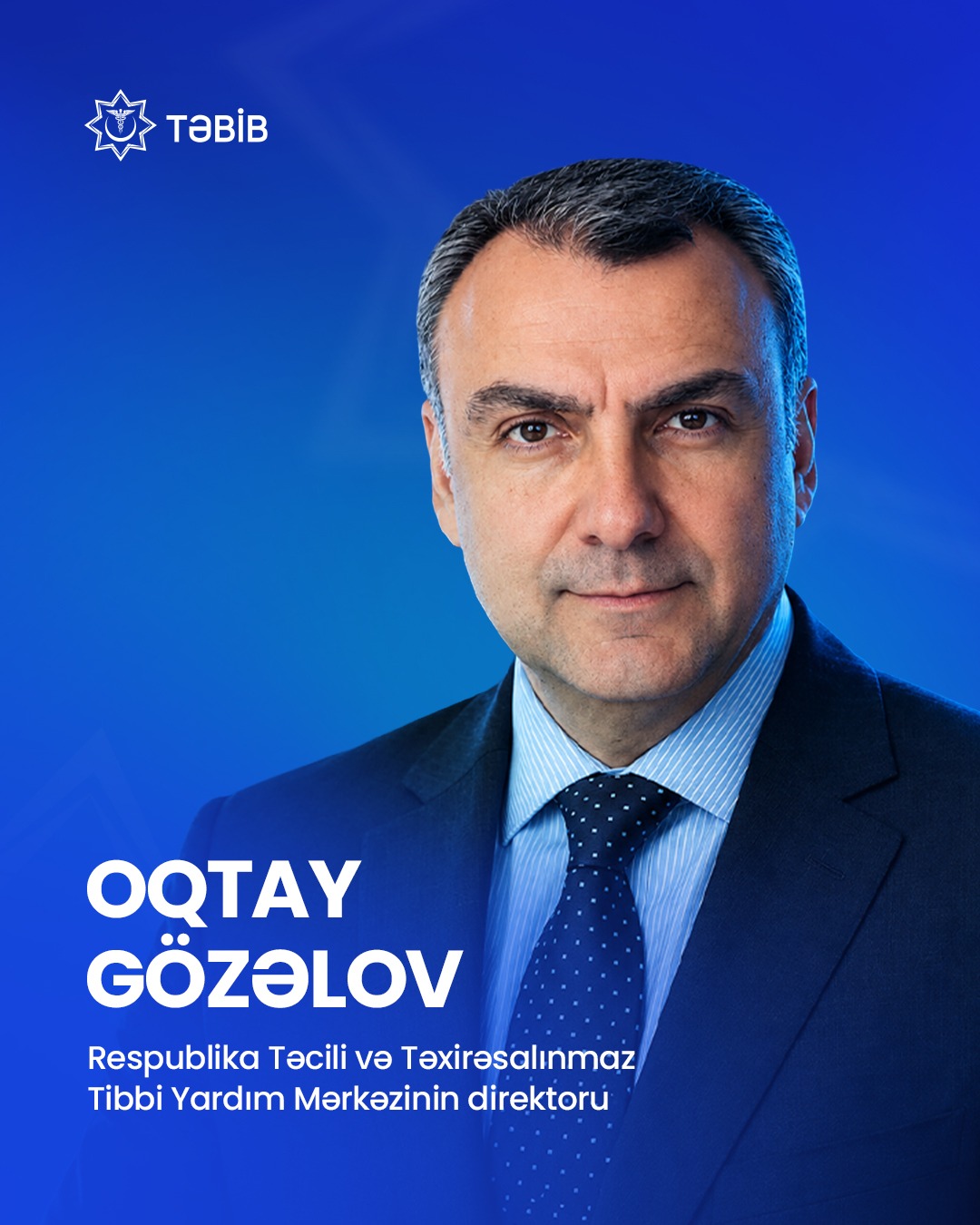 Respublika Təcili və Təxirəsalınmaz Tibbi Yardım Mərkəzinə  yeni direktor təyin edilib