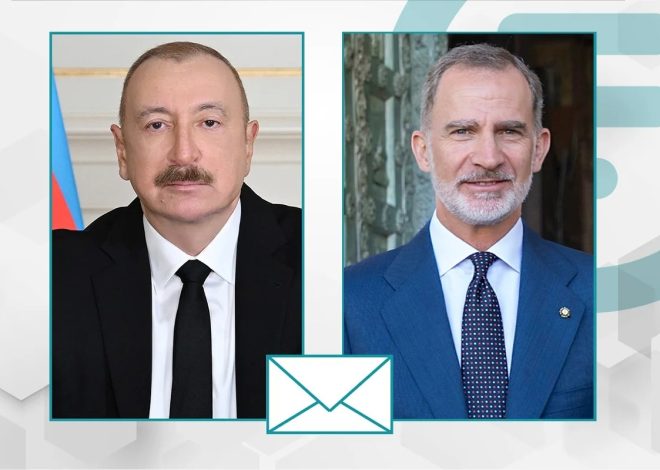İlham Əliyev İspaniya Kralını təbrik edib