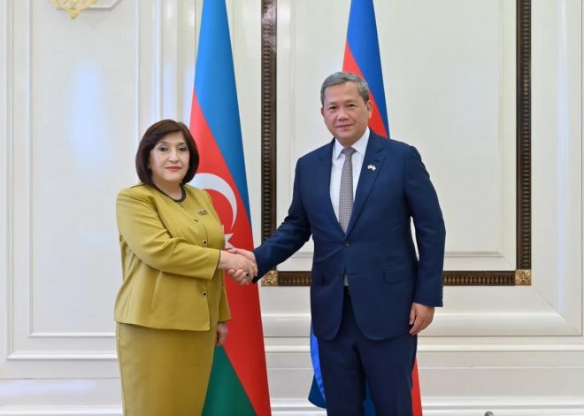 Sahibə Qafarova Hun Manet ilə görüşüb