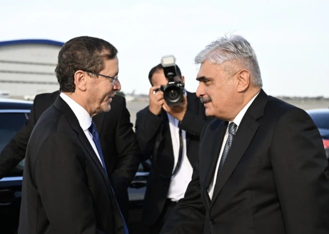 İsrail prezidenti Azərbaycana səfərə gəldi