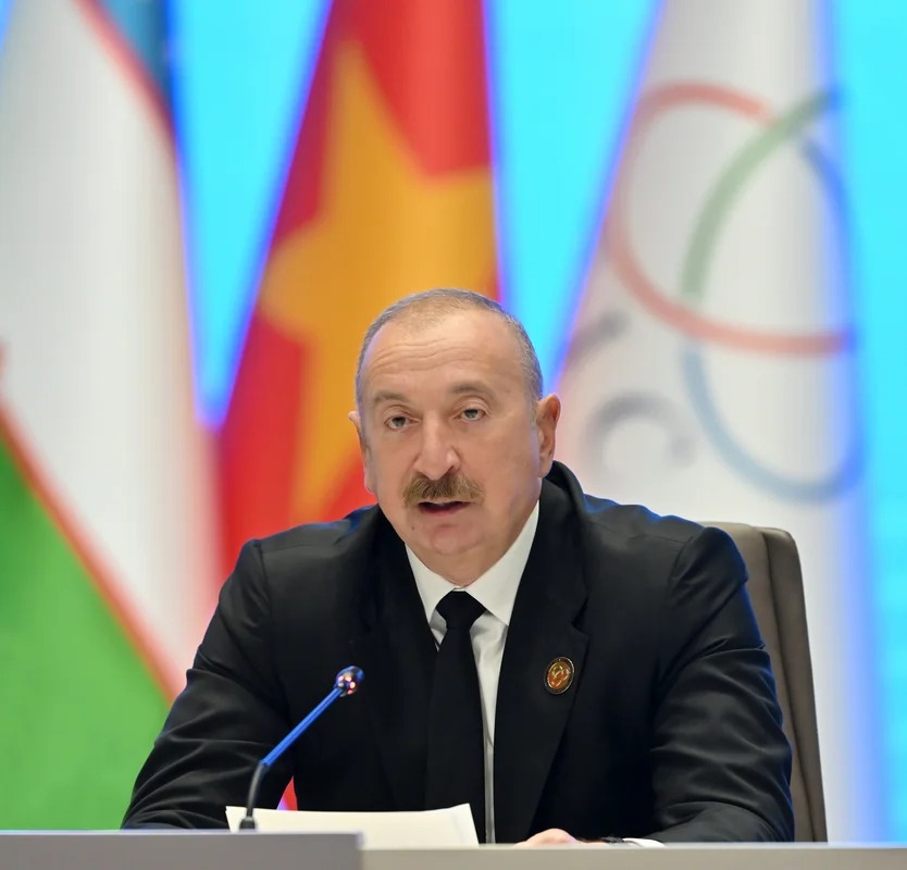 Azərbaycan Prezidenti AQEM-in Zirvə Toplantısında Ermənistanın işğalçılıq siyasətindən danışıb