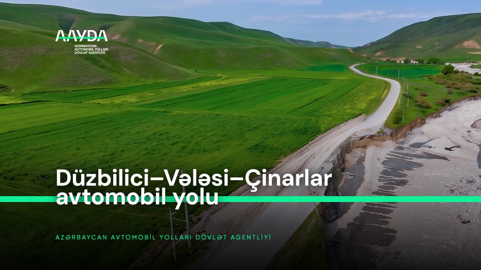 Şabran rayonunda sel nəticəsində zədələnmiş yol infrastrukturu bərpa olunub