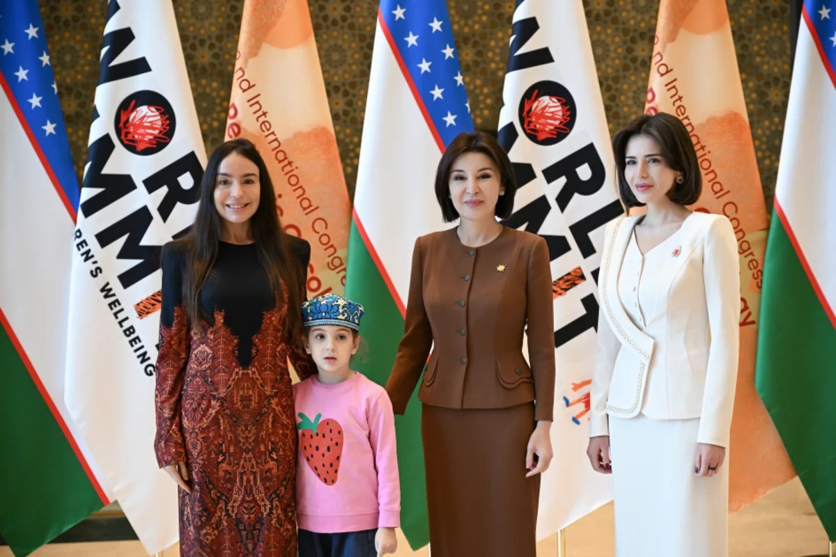 Leyla Əliyeva Səmərqənddə uşaqların rifahına dair Ümumdünya Sammitində iştirak edib