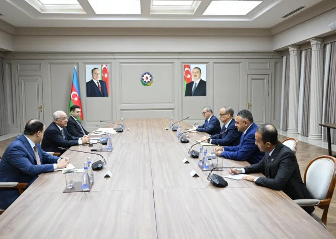 Əli Əsədov İslam Əməkdaşlıq Təşkilatının baş katibi ilə görüşüb