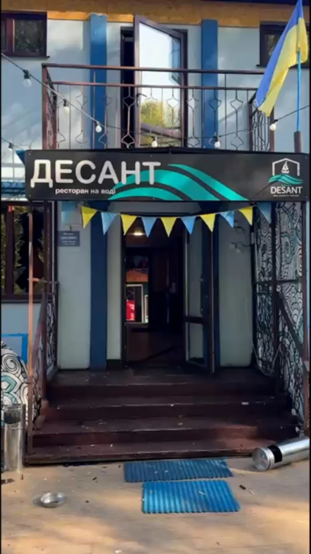 Kiyevə raket hücumu zamanı Azərbaycan restoranı dağıldı: Xəsarət alanlar var