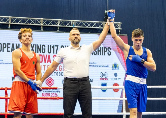 Azərbaycanlı boksçular U-17 Avropa çempionatının ilk günündə 4 qələbə qazanıb